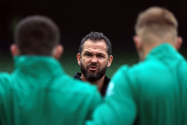 <p>Ireland head coach Andy Farrell has made a host of changes for the visit of the United States</p>