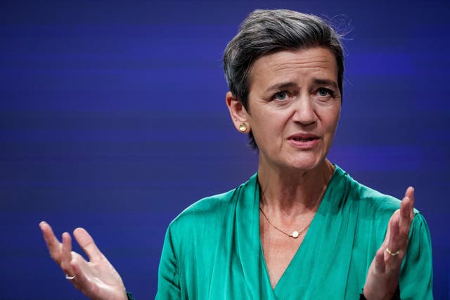 <p>Victorious against Google: the EU’s chief competition watchdog Margrethe Vestager  </p>