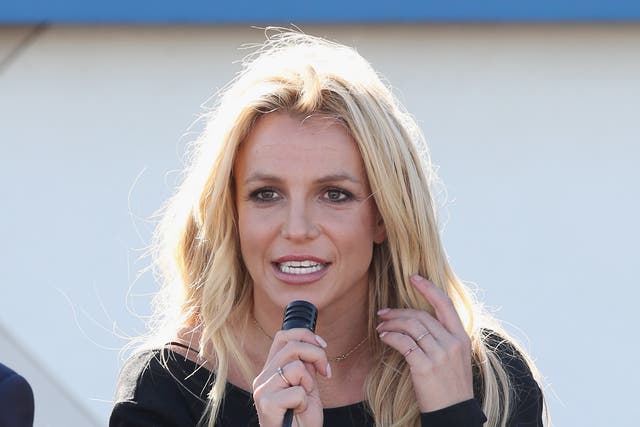 <p>File image: Britney Spears at an event in 2017</p>