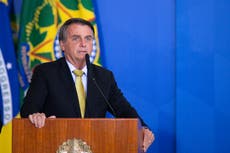 Disapproval rating for Brazil president Bolsonaro hits all-time high