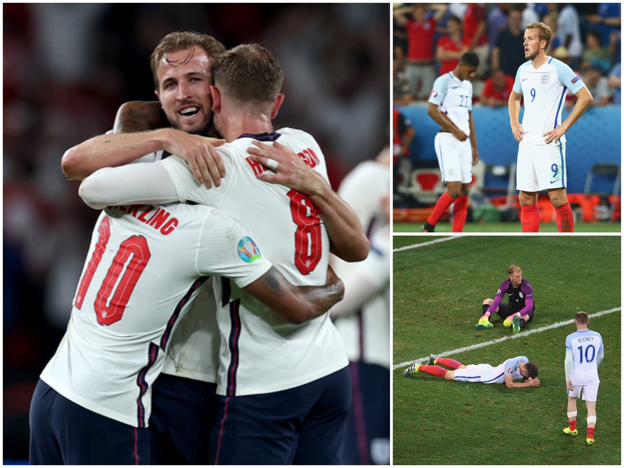 England are in the Euro 2020 final five years on from losing to Iceland