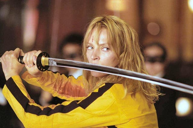 <p>Uma Thurman in the 2003 movie, Kill Bill: Volume I</p>
