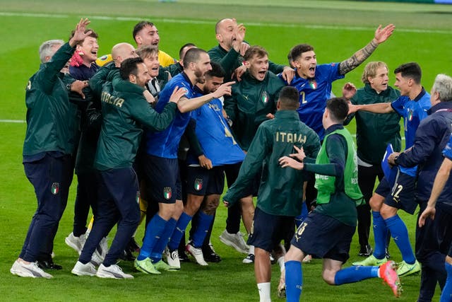 <p>Italy beat Spain to make the final</p>