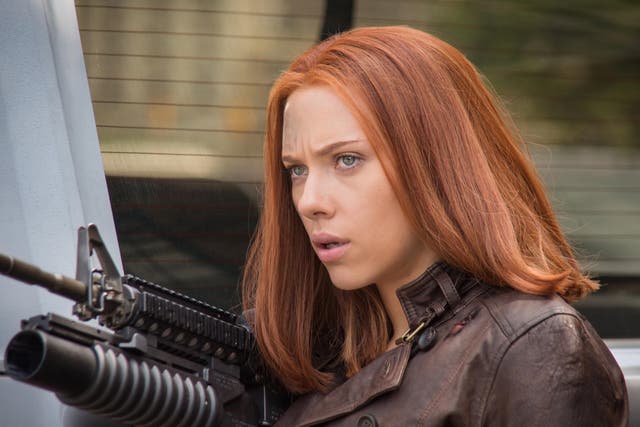 <p>Scarlett Johansson in ‘Captain America: The Winter Soldier'</p>