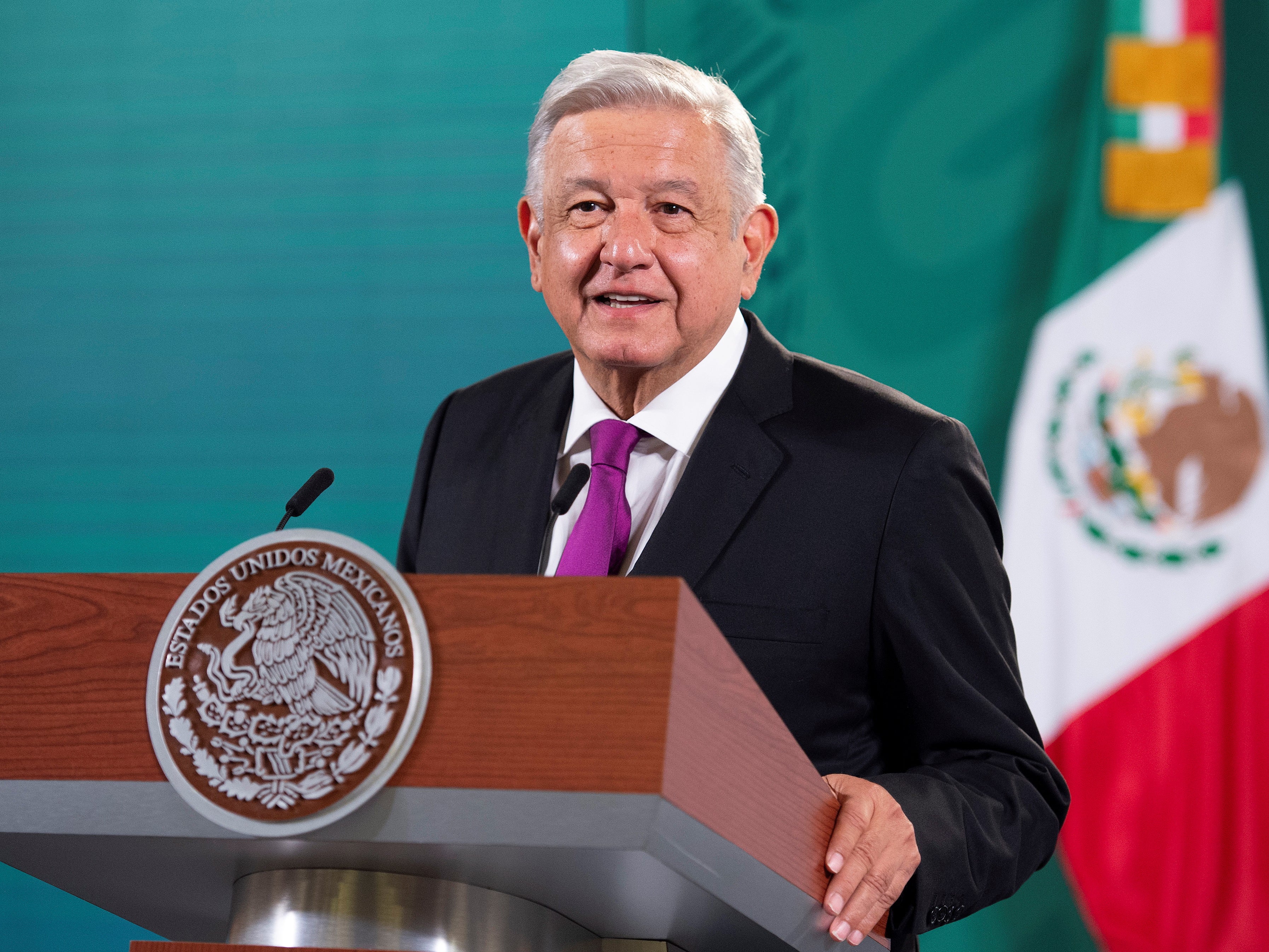 <p>Mr Lopez Obrador said his ‘conscience is clear’</p>
