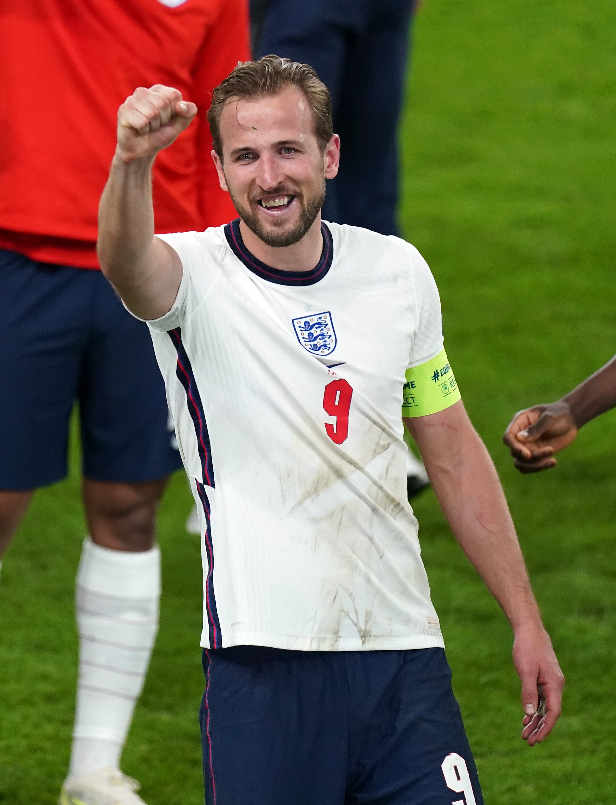 Skipper Harry Kane has scored four goals in England's run to their first major tournament final since 1966 (Mike Egerton/PA).