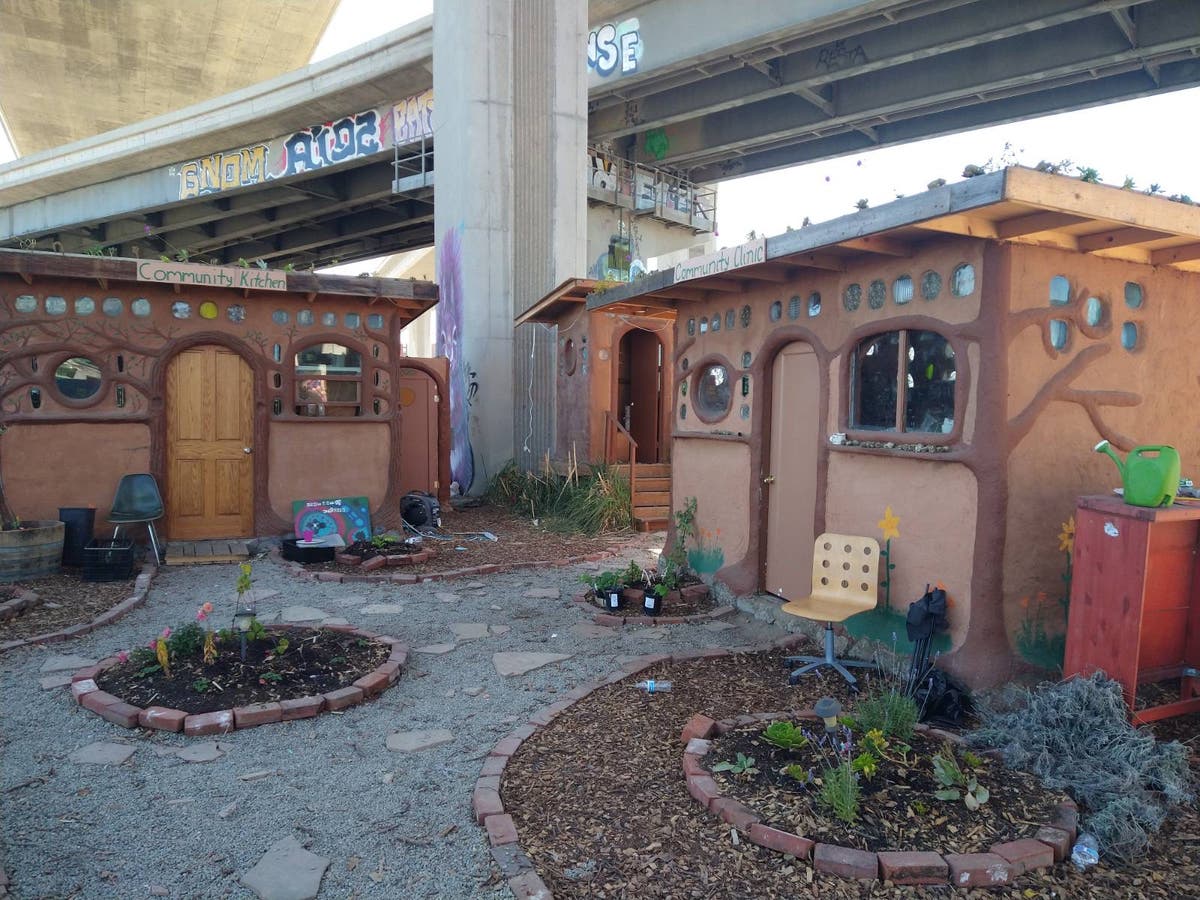 Unhoused people in Oakland built an eco-oasis during the pandemic &ndash; but may soon get evicted