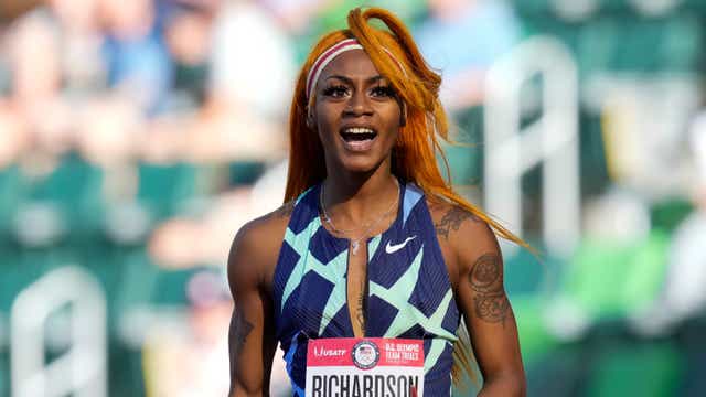 <p>Sha’Carri Richardson is out of the Olympics after testing positive for marijuana</p>