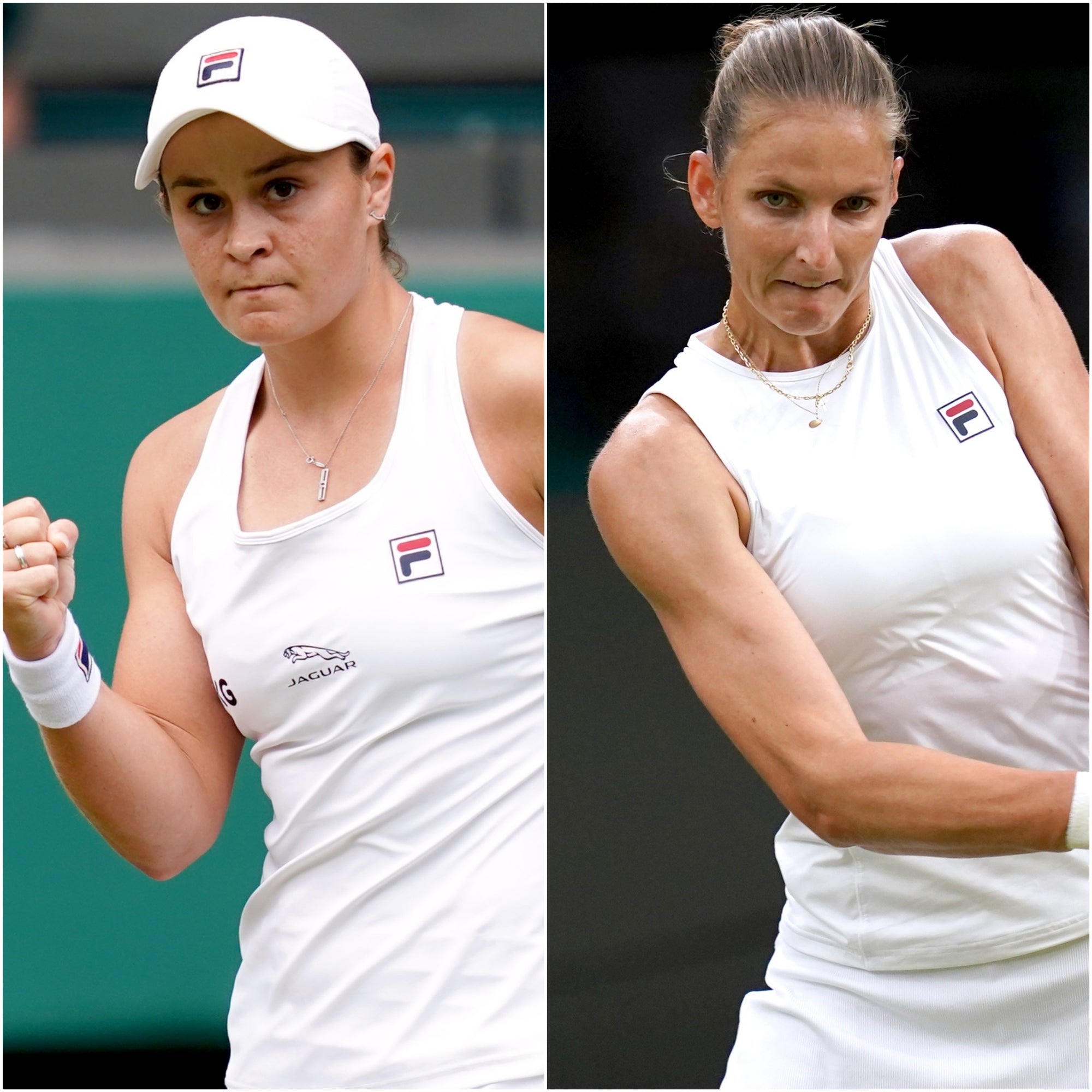 Ashleigh Barty and Karolina Pliskova