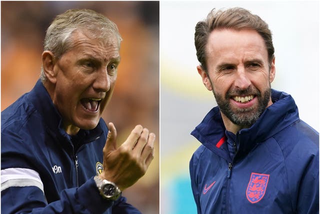Terry Butcher and Gareth Southgate