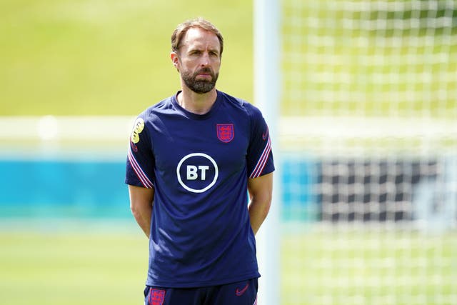 England manager Gareth Southgate sees his side take on Italy in the Euro 2020 final on Sunday