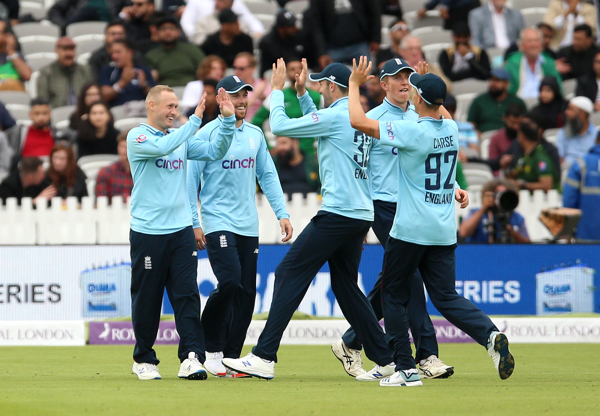England claimed victory over Pakistan at Lord's