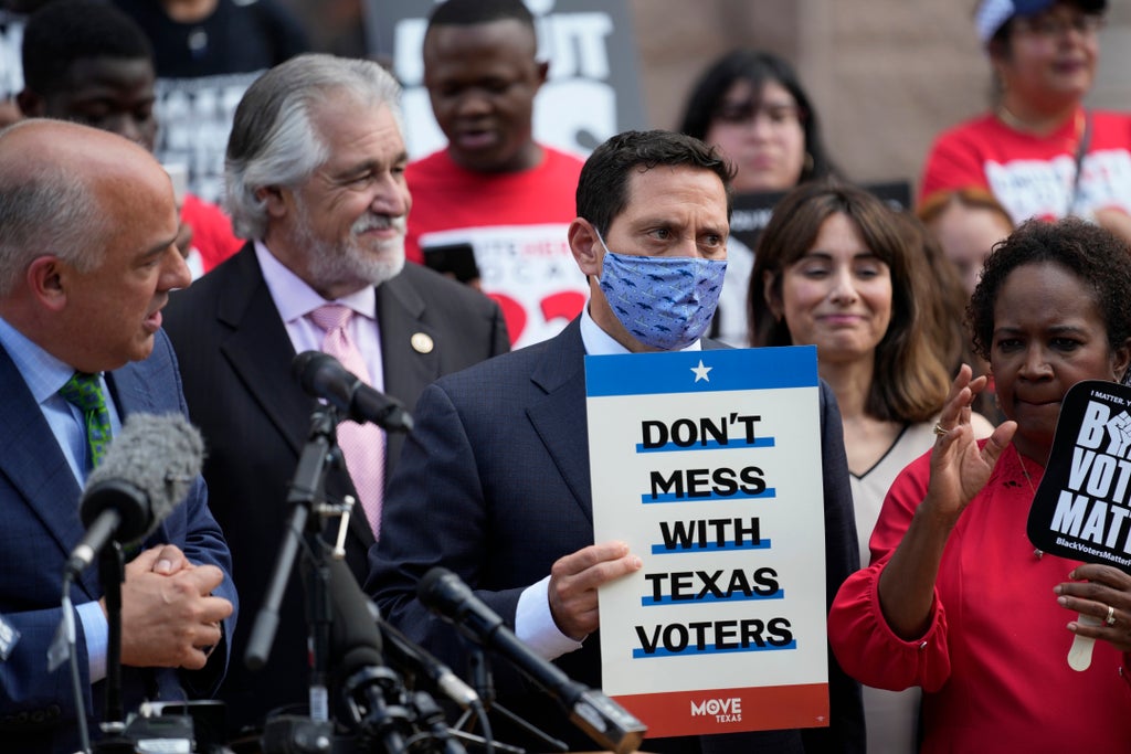 Some Texas Democrats ready to walk as GOP digs in on voting Dallas Associated Press New Mexico Greg Abbott Mike Tyson