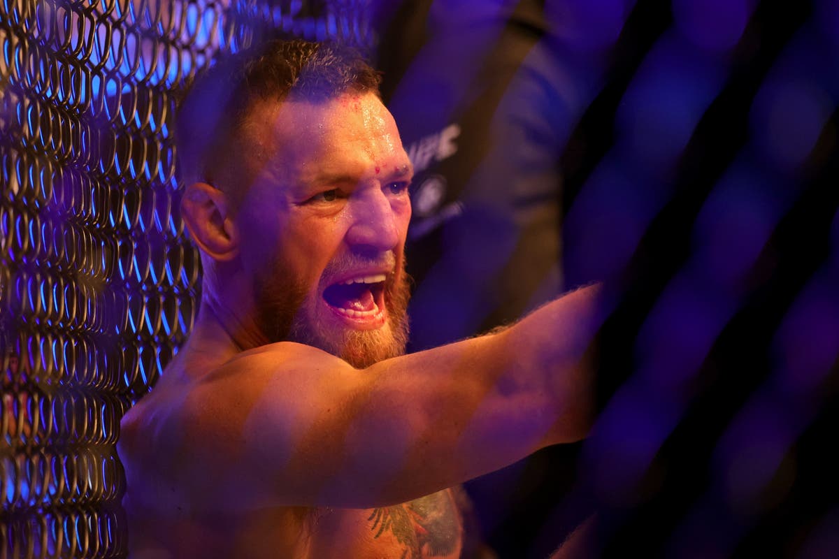 Conor McGregor beleidigt die Frau von Dustin Poirier, nachdem er bei UFC 264 eine Niederlage erlitten hat, nachdem er sich das Bein gebrochen hat