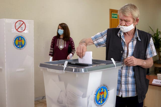 <p>Moldova Elections</p>