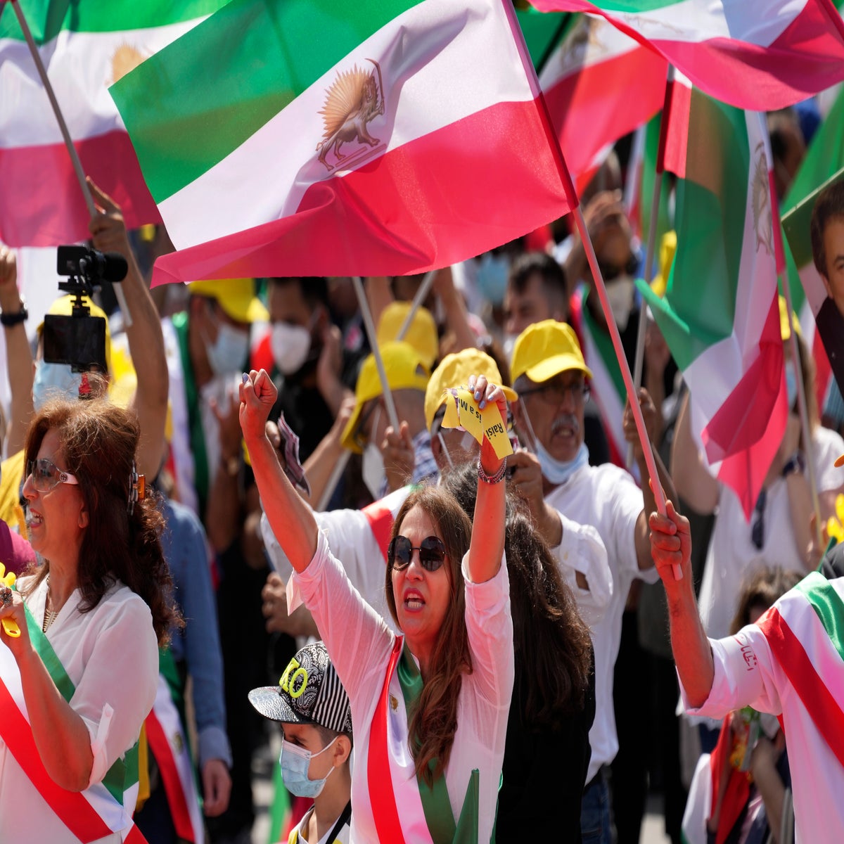 Iran anger at US, European support for opposition group Berlin John Bercow Republican Maryam Rajavi Janez Jansa | The Independent