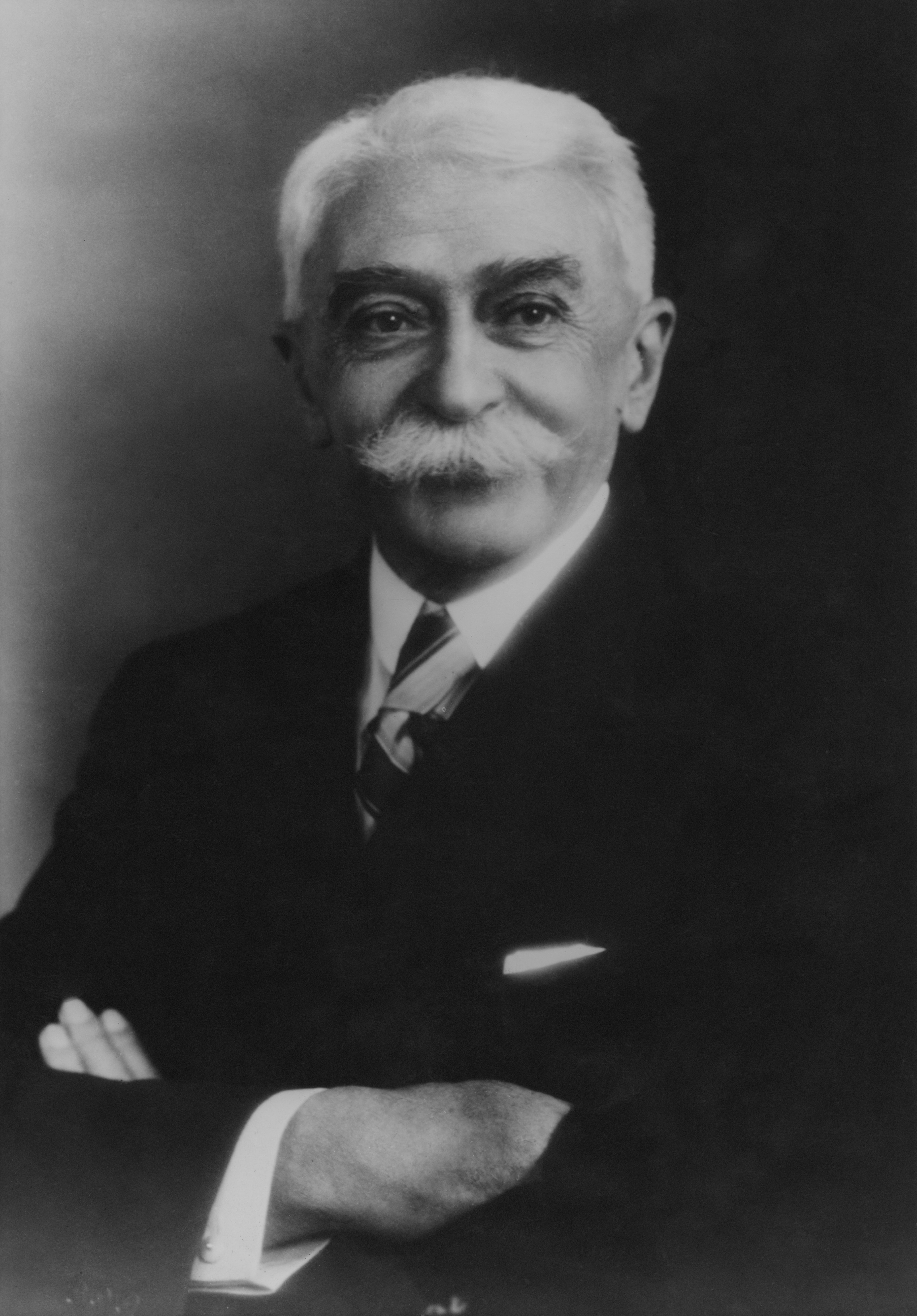 Baron Pierre de Coubertin, the founder of the International Olympic Committee, c1925