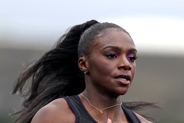 <p>Dina Asher-Smith has withdrawn from the British Grand Prix</p>