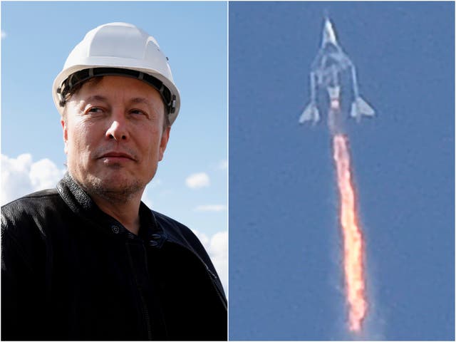 <p>Elon Musk compró un boleto en uno de los vuelos de la nave espacial del multimillonario rival Sir Richard Branson.</p>