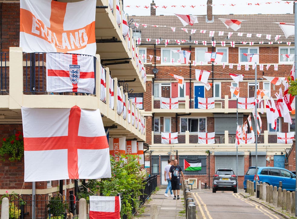 <p>‘When I was growing up in south London in the 1980s, the St. George’s Flag was not so much a symbol of national identity but a warning sign’</p>