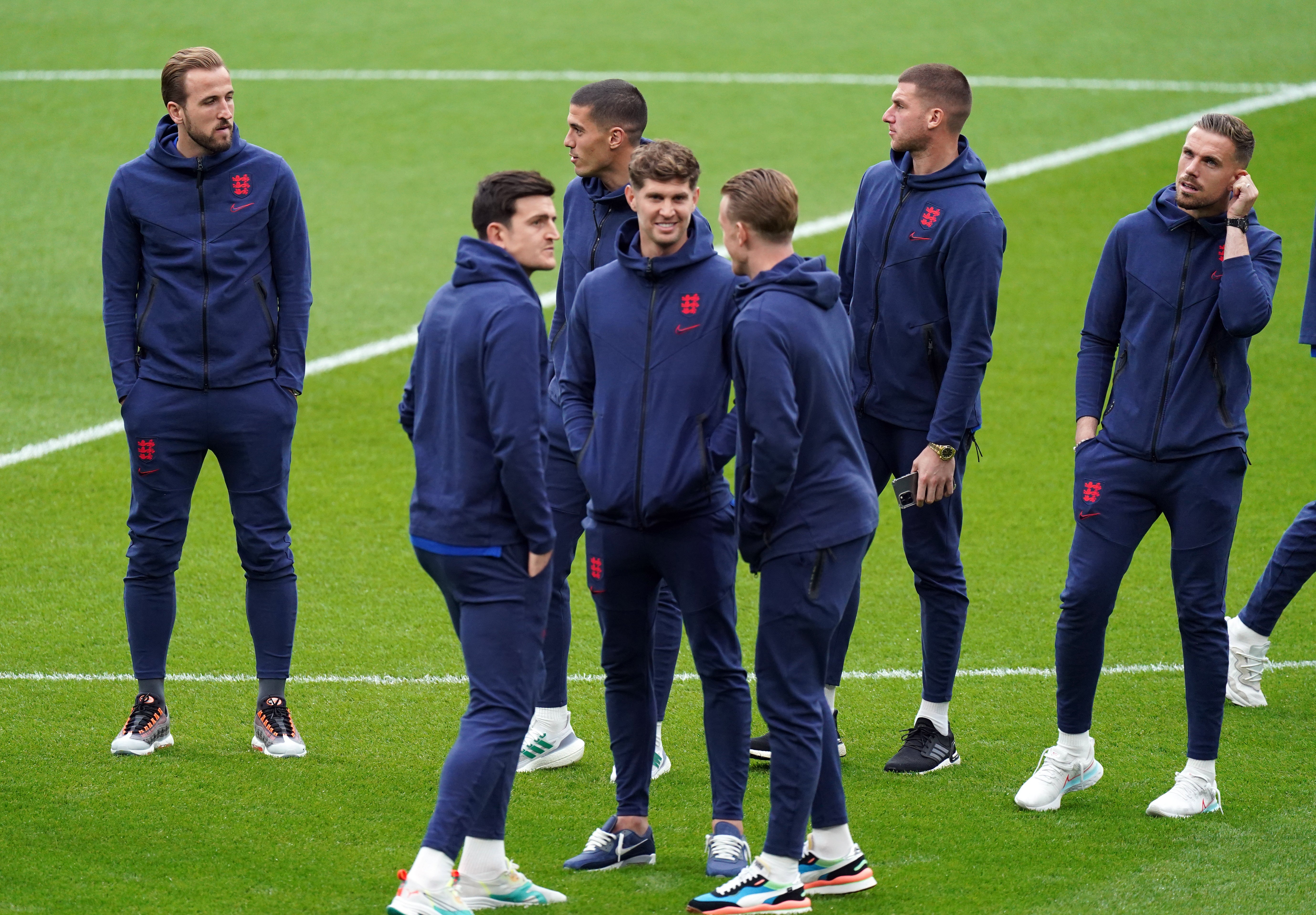 The squad walked out at Wembley