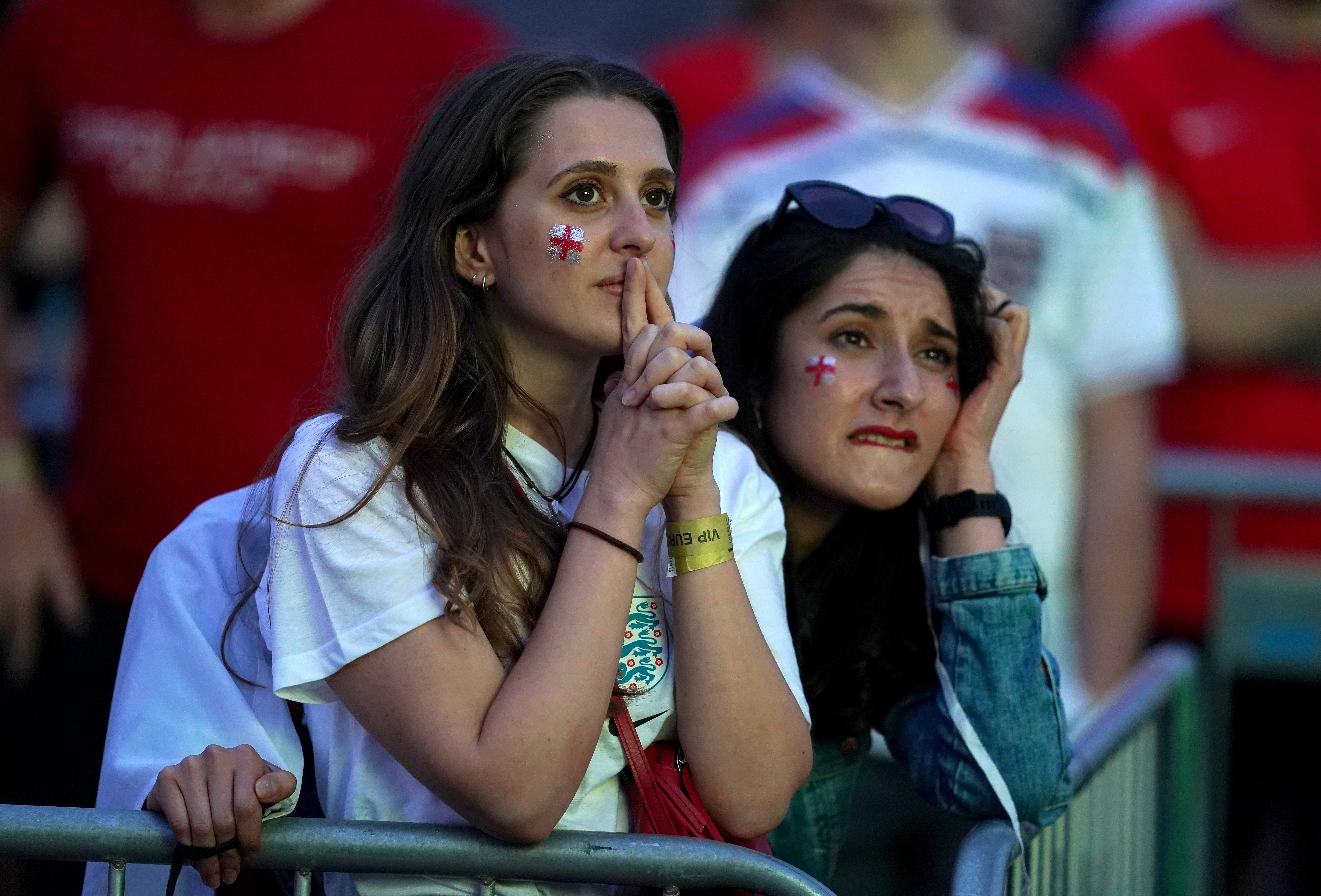 The tension ramped up as the final moved into extra time