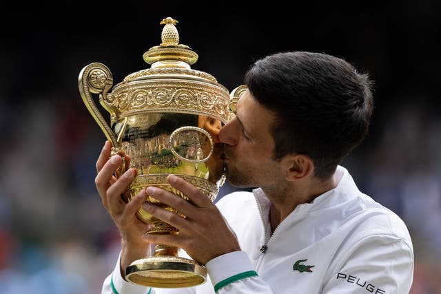 <p>Novak Djokovic hoovered up another grand slam title</p>
