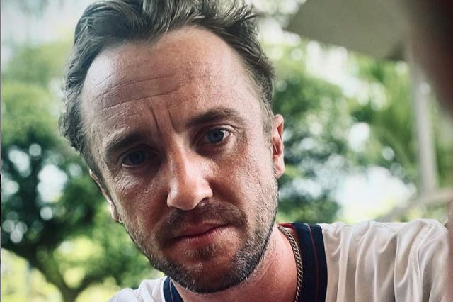 <p>Tom Felton shared a photo on Instagram after the Euro 2020 final</p>