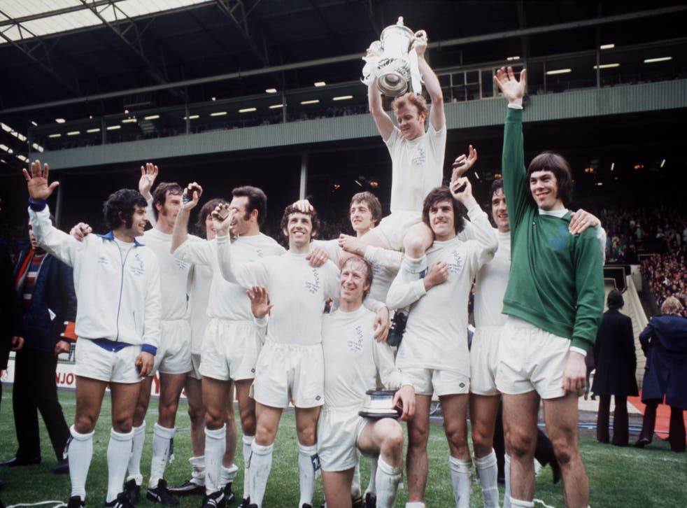 Mick Bates, left, helped Leeds win the FA Cup in 1972