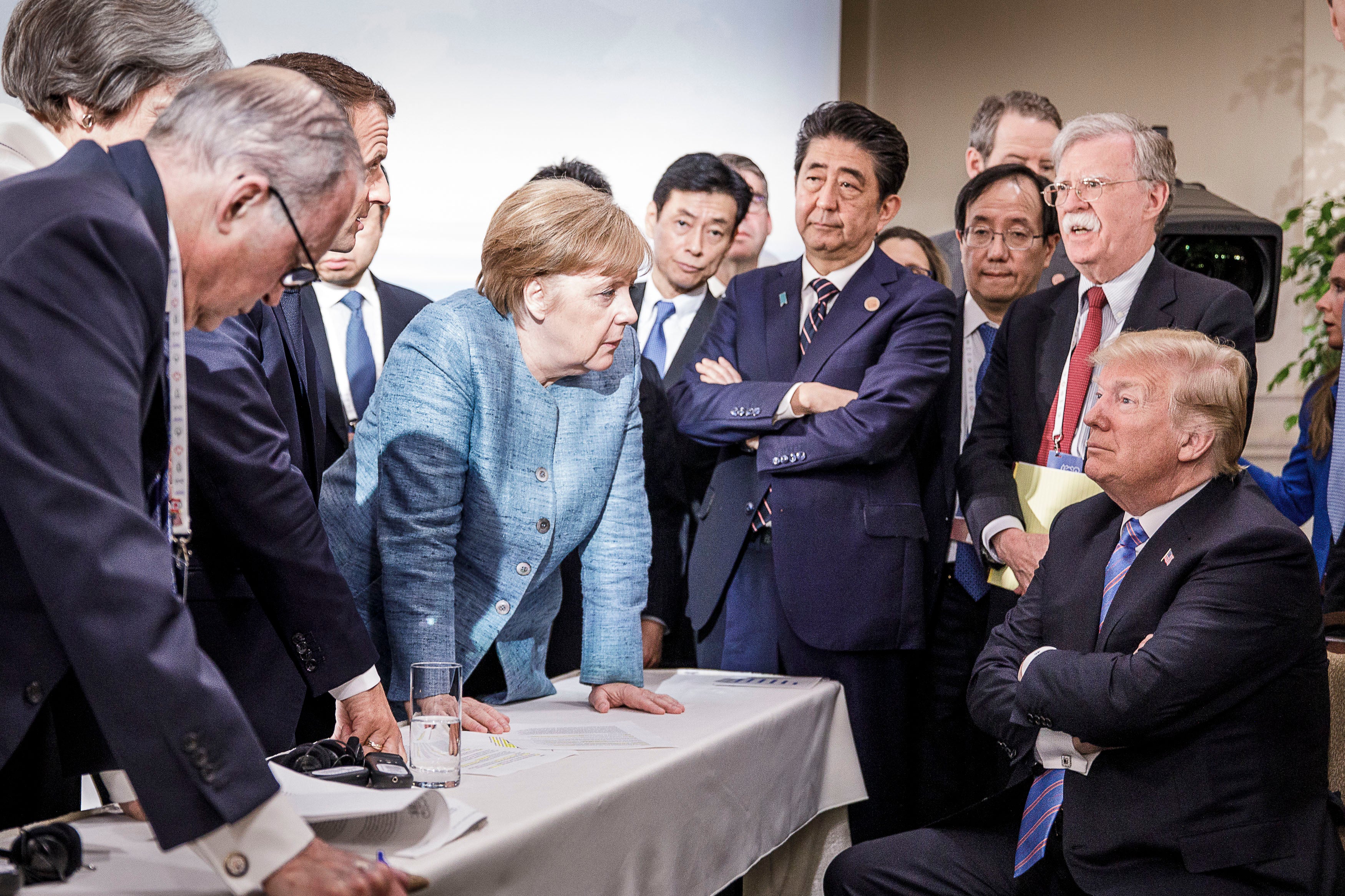 Merkel tells it like it is: the G7 summit in Canada