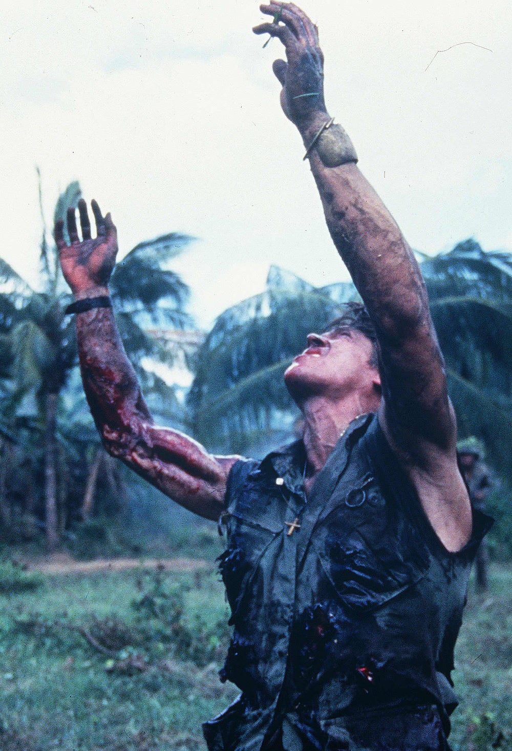 Willem Dafoe in Stone’s 1986 film ‘Platoon'