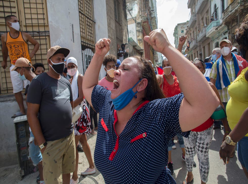 CUBA-PROTESTAS