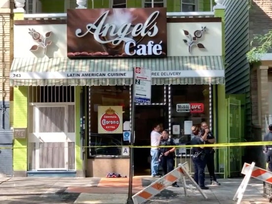 Jaryan Elliot was killed outside Angels Cafe in the Bronx