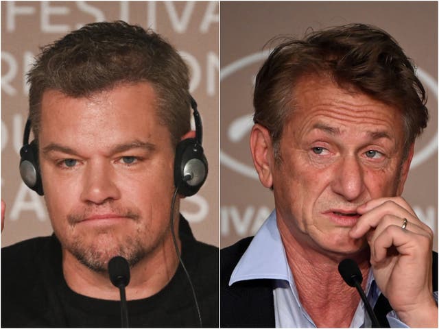 <p>Matt Damon y Sean Penn</p>