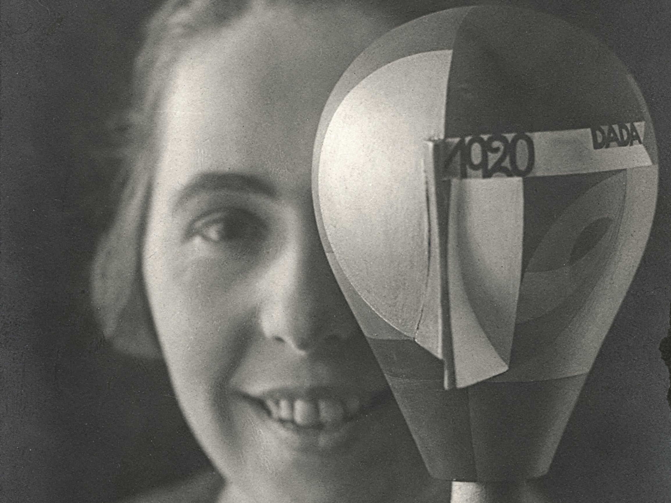 ‘Sophie Taeuber with her Dada head’, 1920, by Nicolai Aluf