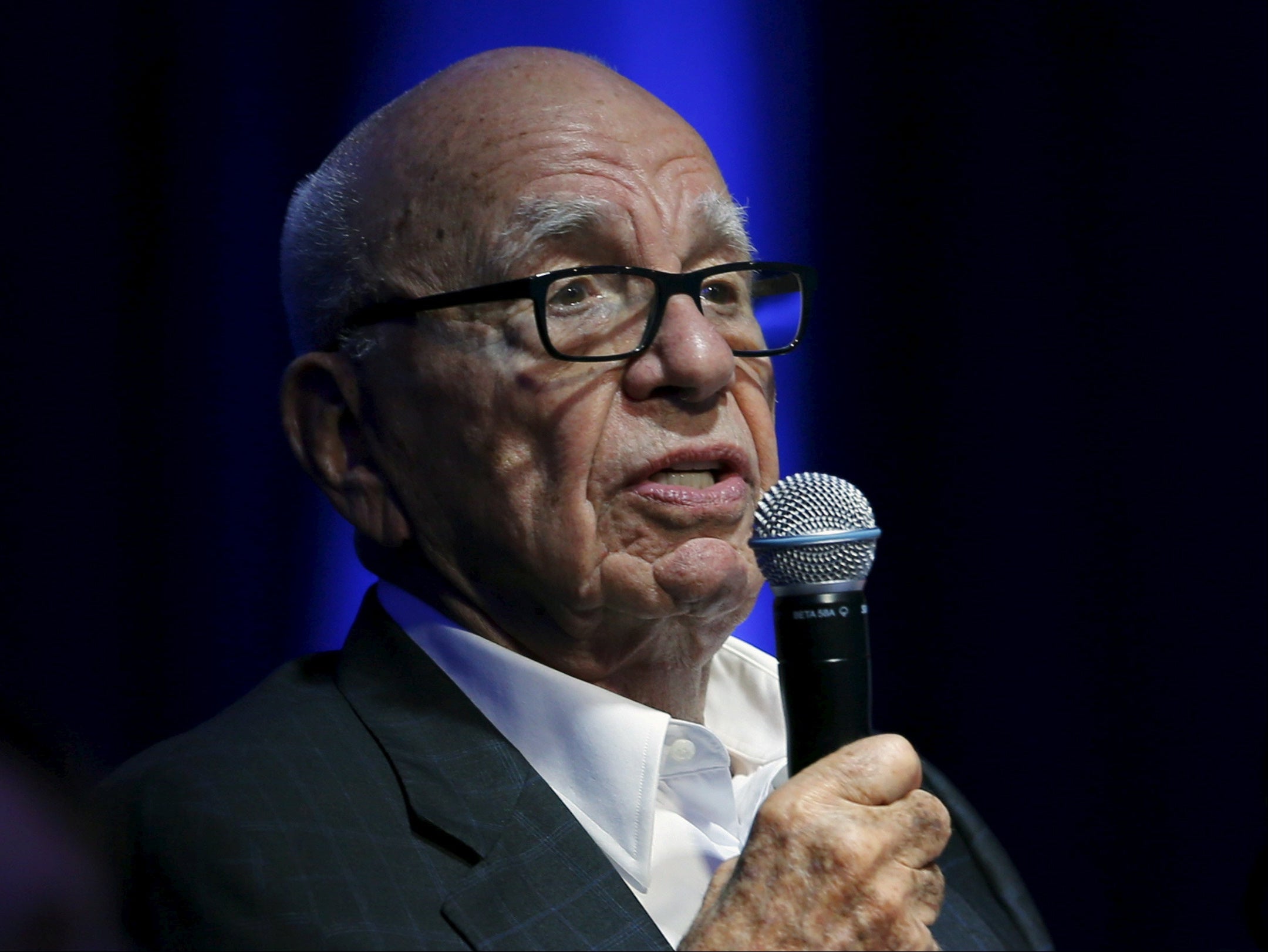 Rupert Murdoch speaking in 2020