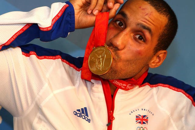 <p>James DeGale won middleweight gold at the 2008 Olympic Games</p>