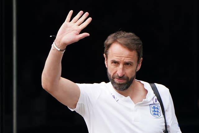 <p>Gareth Southgate: Some Conservatives believe he is becoming a tool of ‘deep woke’, according to one commentator</p>