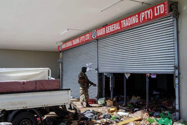 <p>Looters attacked shopping malls in the country’s latest bout of unrest </p>
