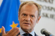 Ukraine: Germany and Italy have ‘disgraced themselves’ over Russia sanctions, Donald Tusk says