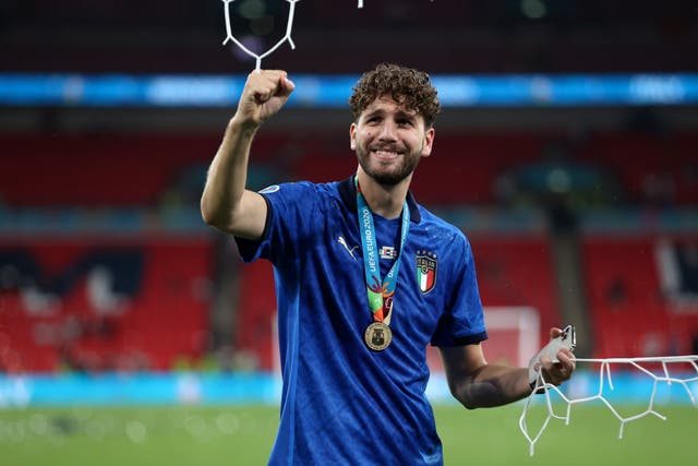 <p>Manuel Locatelli helped Italy win Euro 2020</p>