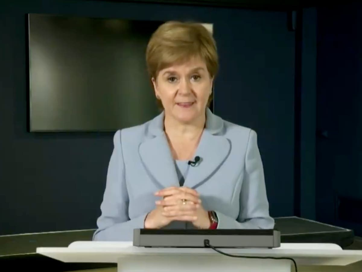 Scotland will keep mandatory masks &lsquo;for some time to come&rsquo;, says Nicola Sturgeon