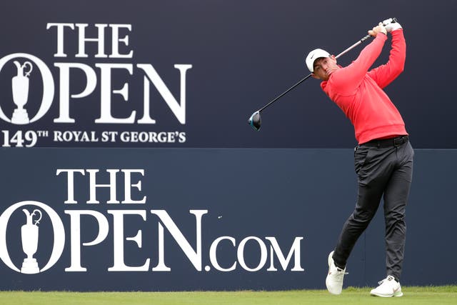 <p>Rory McIlroy at The Open 2021</p>