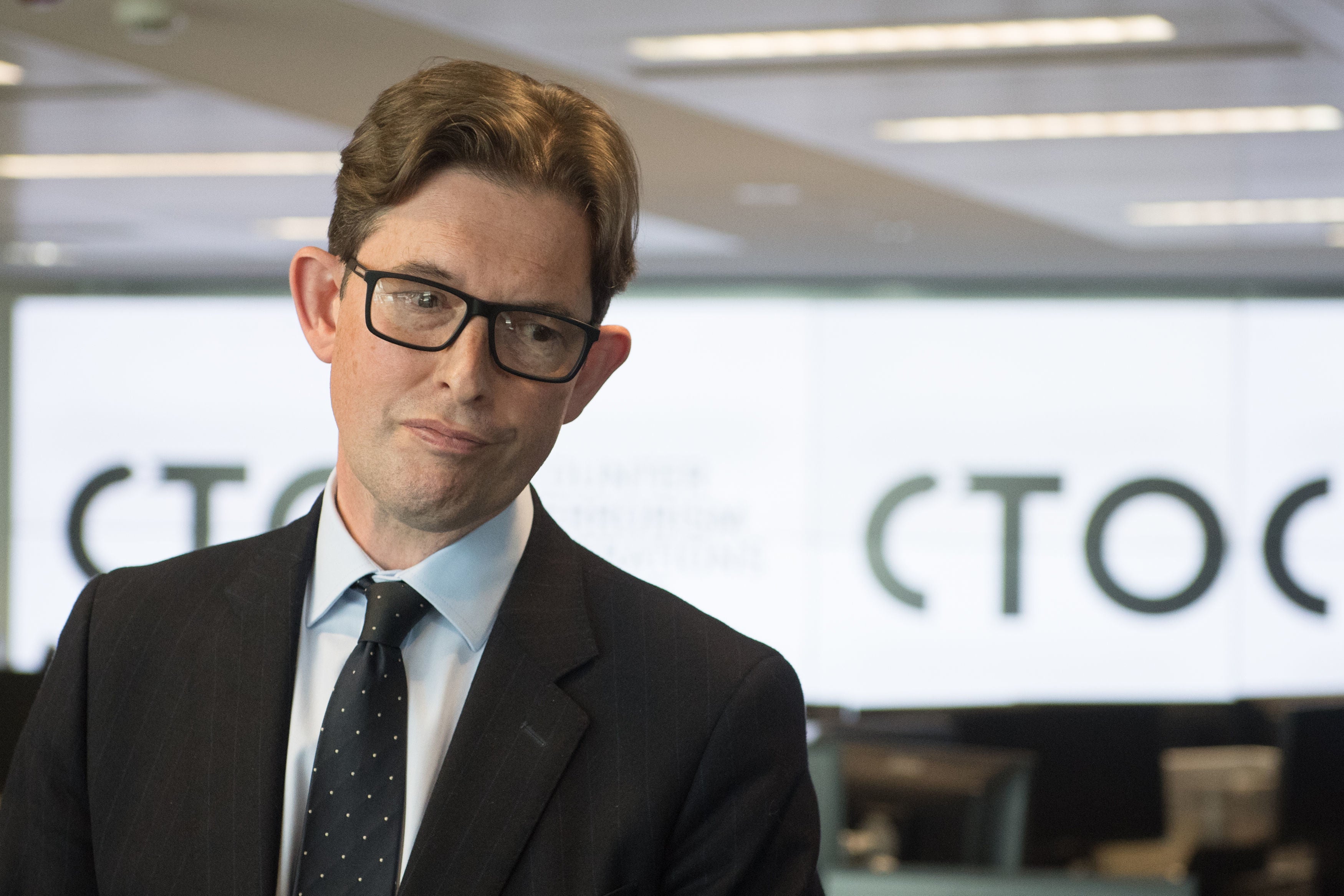 MI5 chief Ken McCallum pictured at the Counter-Terrorism Operations Centre (CTOC) in West Brompton, London in June.