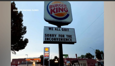 ‘We all quit’: Burger King restaurant staff quit en masse as more people ditch jobs post-Covid