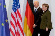 Biden and Merkel to focus on Russia, China and cyberattacks in White House talks – but not Nord Stream 2