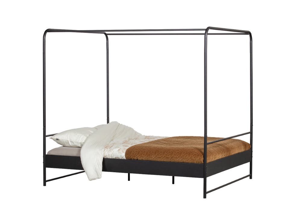 Best Four Poster Bed Wooden Black And, 4 Poster King Bed Frame