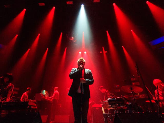 <p>LCD Soundsystem perform in 2017</p>