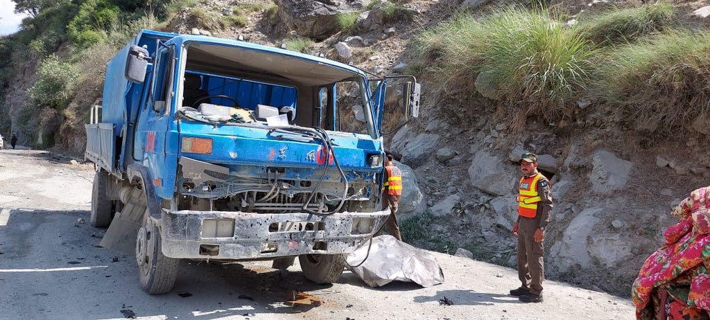 Pakistan bus blast: 13 dead including 10 Chinese citizens after bus falls into ravine