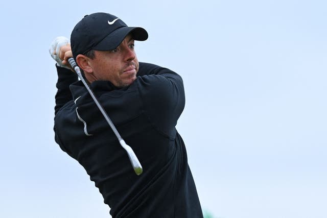 <p>Rory McIlroy begins his bid for a second Claret Jug later this afternoon</p>
